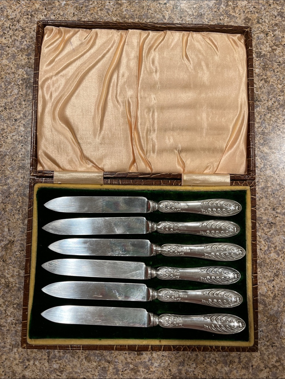 Vintage .925 Sterling Silver Cutlery/Knife Set (6)
